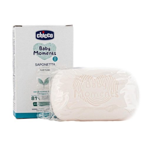 Мыло Chicco Мягкая пена, с глицерином Baby Moments, 100 г 10398.00