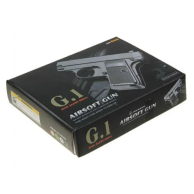 Страйкбольный пистолет Galaxy Colt1908 металлический, черный G1
