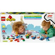 Конструктор Lego Duplo Автомобили для гонки и пилоты команд Формулы-1, 70 деталей 10445