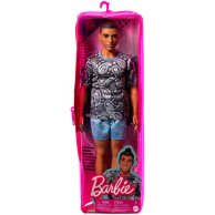Кукла Кен "Модник" в футболке с узором пейсли Barbie HJT09