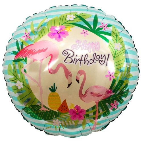 Гелиевый шар фольга 18" hb фламинго (1202-2988)