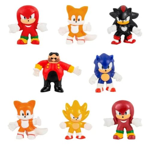 Стретч-антистресс Goo Jit Zu Мини Minis Соник Sonic the Hedgehog Гуджитсу, в асс. 123289