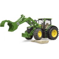 Машинка Bruder Трактор John Deere 7R 350 с погрузчиком 03151