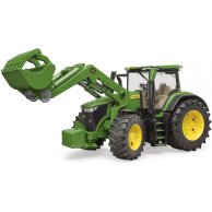 Машинка Bruder Трактор John Deere 7R 350 с погрузчиком 03151