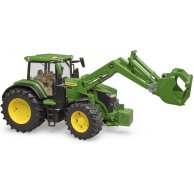 Машинка Bruder Трактор John Deere 7R 350 с погрузчиком 03151