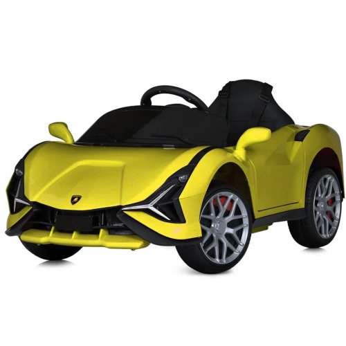 Детский электромобиль Bambi Суперкар Lamborghini Sian, желтый M 5859EBLR-6