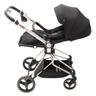 Коляска 2 в 1 Bair Moon Gold Edition черный MG-01 680930