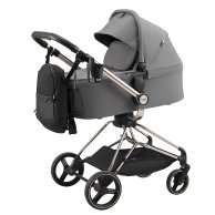Коляска 2 в 1 Bair Moon Gold Edition темно-серый MG-02 680935