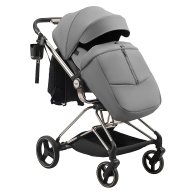 Коляска 2 в 1 Bair Moon Gold Edition темно-серый MG-02 680935