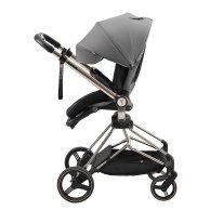 Коляска 2 в 1 Bair Moon Gold Edition темно-серый MG-02 680935