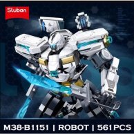 Конструктор Sluban Робот Mecha, 561 деталь, 23 см M38-B1151