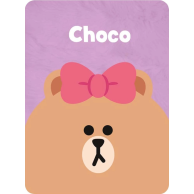 Блокнот пушистый YES Line Friends Choco, 80 листов, линия 151746