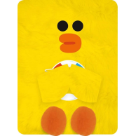 Блокнот пушистый YES Line Friends Sally, 80 листов, линия 151748