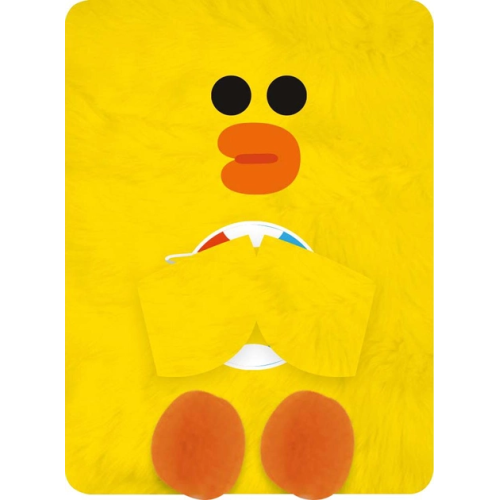 Блокнот пушистый YES Line Friends Sally, 80 листов, линия 151748