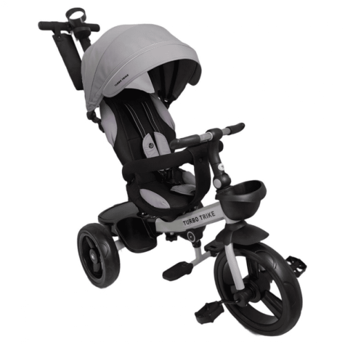 Трехколесный велосипед Turbo Trike с родительской ручкой MT 1001-1 Smart Grey