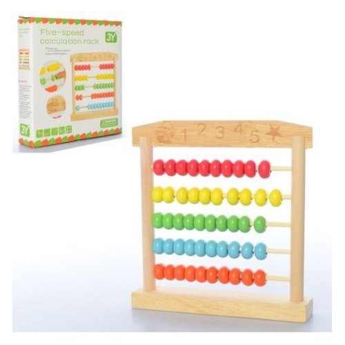 Деревянная игрушка Счеты 17см(MD 2104)