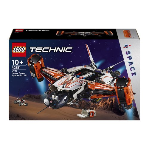 Конструктор Lego Technic Грузовой космический корабль VTOL LT81, 1365 деталей 42181