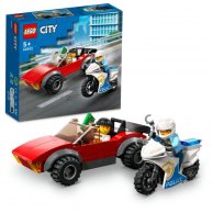 Конструктор Lego City Преследование на полицейском мотоцикле, 59 деталей 60392