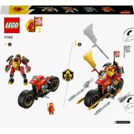 Конструктор Lego Ninjago Робот-всадник Кая EVO, 312 деталей 71783