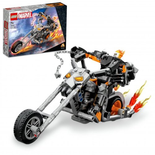 Конструктор Lego Marvel Призрачный гонщик: робот и мотоцикл, 264 деталей 76245