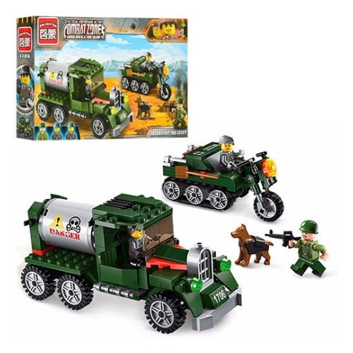 Конструктор BRICK 1706 воен.транспорт