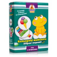 Игра настольная Vladi Toys развлекательная Crazy Koko "Цветные лягушонки" VT8025-06 (укр)