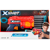 Бластер Zuru X-Shot Red Excel Fury 4, 16 патронов 36377R