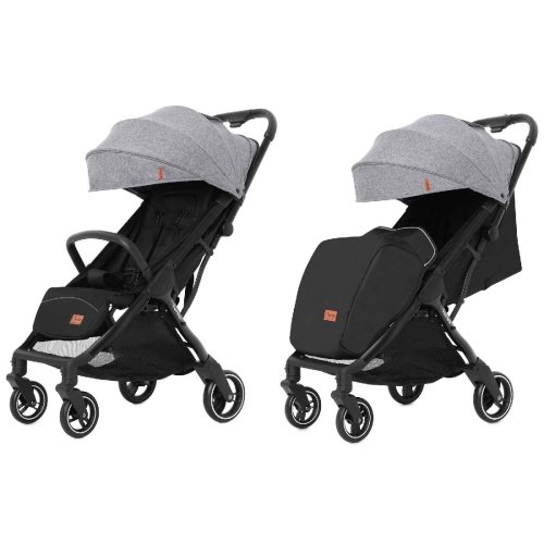 Коляска прогулочная CARRELLO Turbo + дождевик (5503 (S) Moon Grey)