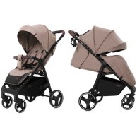 Коляска прогулочная CARRELLO Bravo + дождевик (8512 (L) Linen Beige)