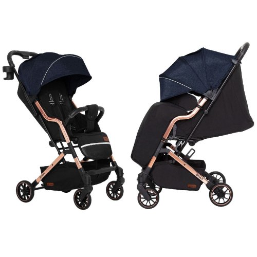 Коляска прогулочная CARRELLO Smart + дождевик (5504 (S) Ink Blue)