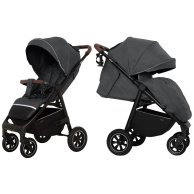 Коляска прогулочная CARRELLO Bravo + дождевик (CRL-5512 (L) Serious Grey)