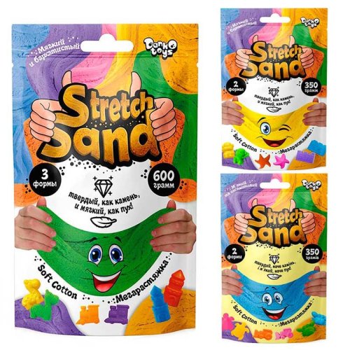 Креативное творчество Danko Toys "Stretch Sand" укр (STS-04-01U)