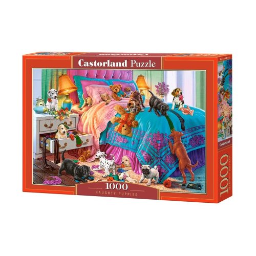 Пазлы Castorland 1000 эл. щенячий погром (C-104475)