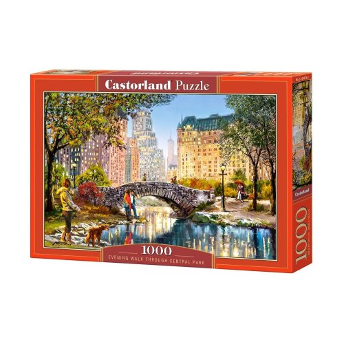 Пазлы Castorland 1000 эл. Вечерняя прогулка через Центральный парк (C-104376)
