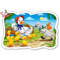 Пазлы Castorland 4х1 (3,4,6,9) Классические сказки *(B-005086)