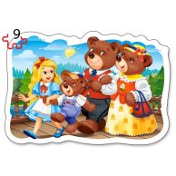 Пазлы Castorland 4х1 (3,4,6,9) Классические сказки *(B-005086)