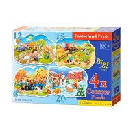 Пазлы Castorland 4х1 (8,12,15,20) "Четыре сезона" (B-043019)
