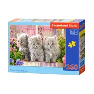 Пазлы Castorland 260 эл. Три серых котенка (B-27491)