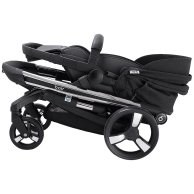 Коляска 2 в 1 Bair Electra B-touch system Black (Черный) BE-01 столик, подсветка