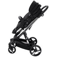 Коляска 2 в 1 Bair Electra B-touch system Black (Черный) BE-01 столик, подсветка