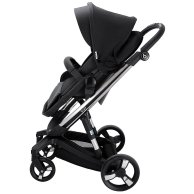 Коляска 2 в 1 Bair Electra B-touch system Black (Черный) BE-01 столик, подсветка