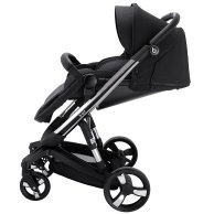 Коляска 2 в 1 Bair Electra B-touch system Black (Черный) BE-01 столик, подсветка