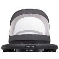 Коляска 2 в 1 Bair Electra B-touch system Black (Черный) BE-01 столик, подсветка