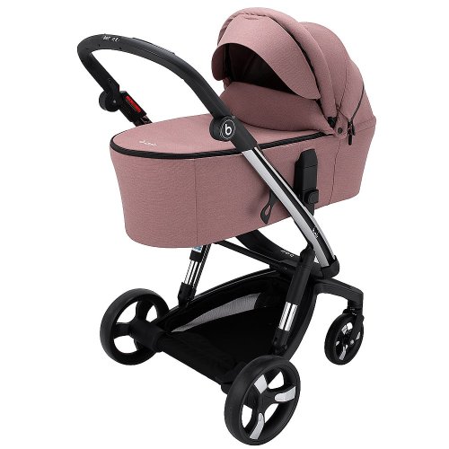Коляска 2 в 1 Bair Electra B-touch system Dark Pink (Розовый) BE-04