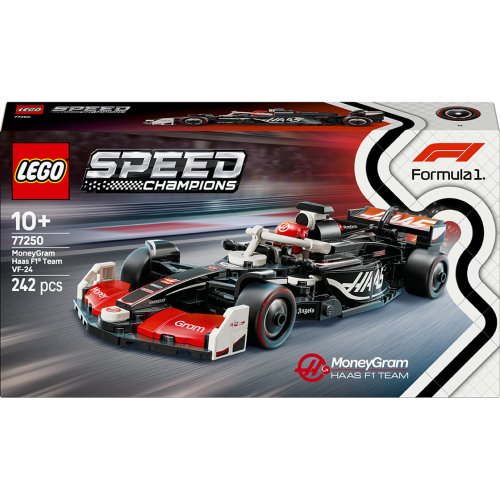 Конструктор Lego Speed Champions Гоночное авто MoneyGram Haas F1 Team VF-24 242 детали 77250
