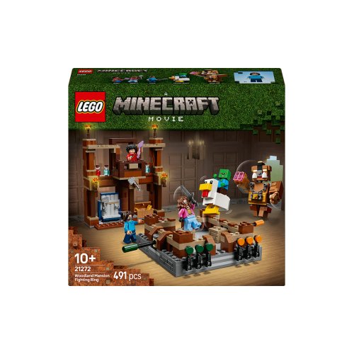 Конструктор Lego Minecraft Бойцовский ринг в лесном особняке, 491 деталь 21272