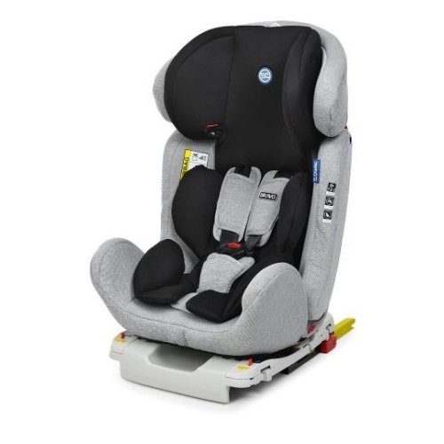 Автокресло ME 1041 BRAVO ISOFIX Gray Black
