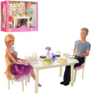Игровой набор Defa Lucy Куклы в столовой, с аксессуарами, в ассортименте 8387-BF