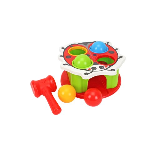 Игрушка для развития ТехноК Веселый молоток Божья коровка 3335