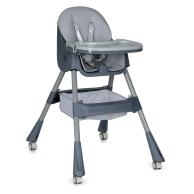 Стульчик для кормления Bambi с регулировкой, серый M 5722 Gray